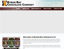 Tablet Screenshot of byronbaychocolateco.com.au